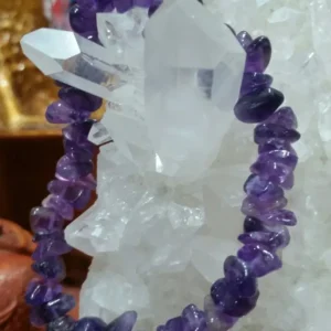 Amethyst Chip Bracelet