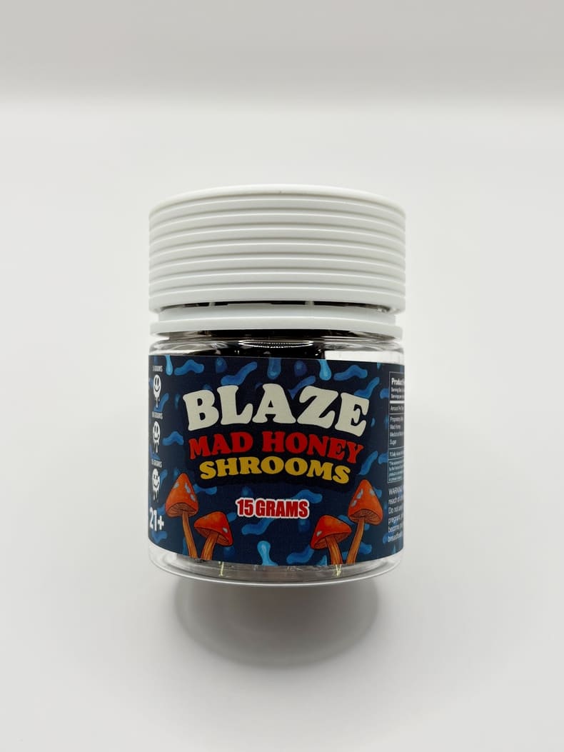 Blaze: Mad Honey Shrooms 15 Grams